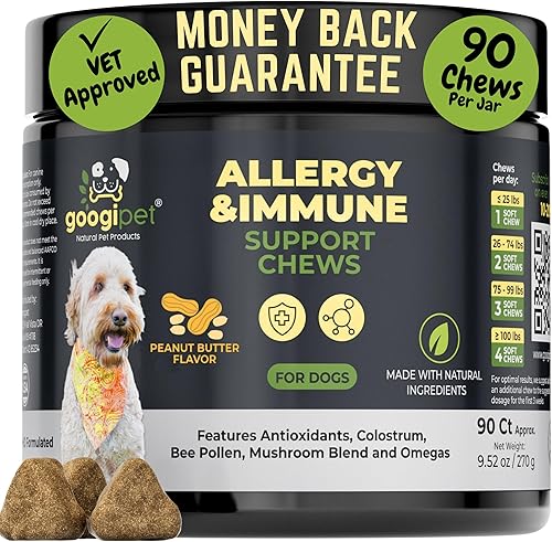 Vista 18 de Googipet Suplemento prémium para cadera y articulaciones para perros, masticables suaves de glucosamina con mejillones de labios verdes para perros
