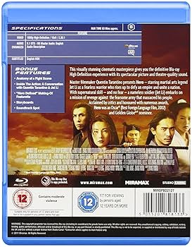 ＨＥＲＯ　Ｂｌｕ－ｒａｙ　ＢＯＸ（Ｂｌｕ－ｒａｙ　Ｄｉｓｃ） Amazon.com: Hero [Blu-ray] : Zhang Ziyi, Jet Li, Jiang Wen