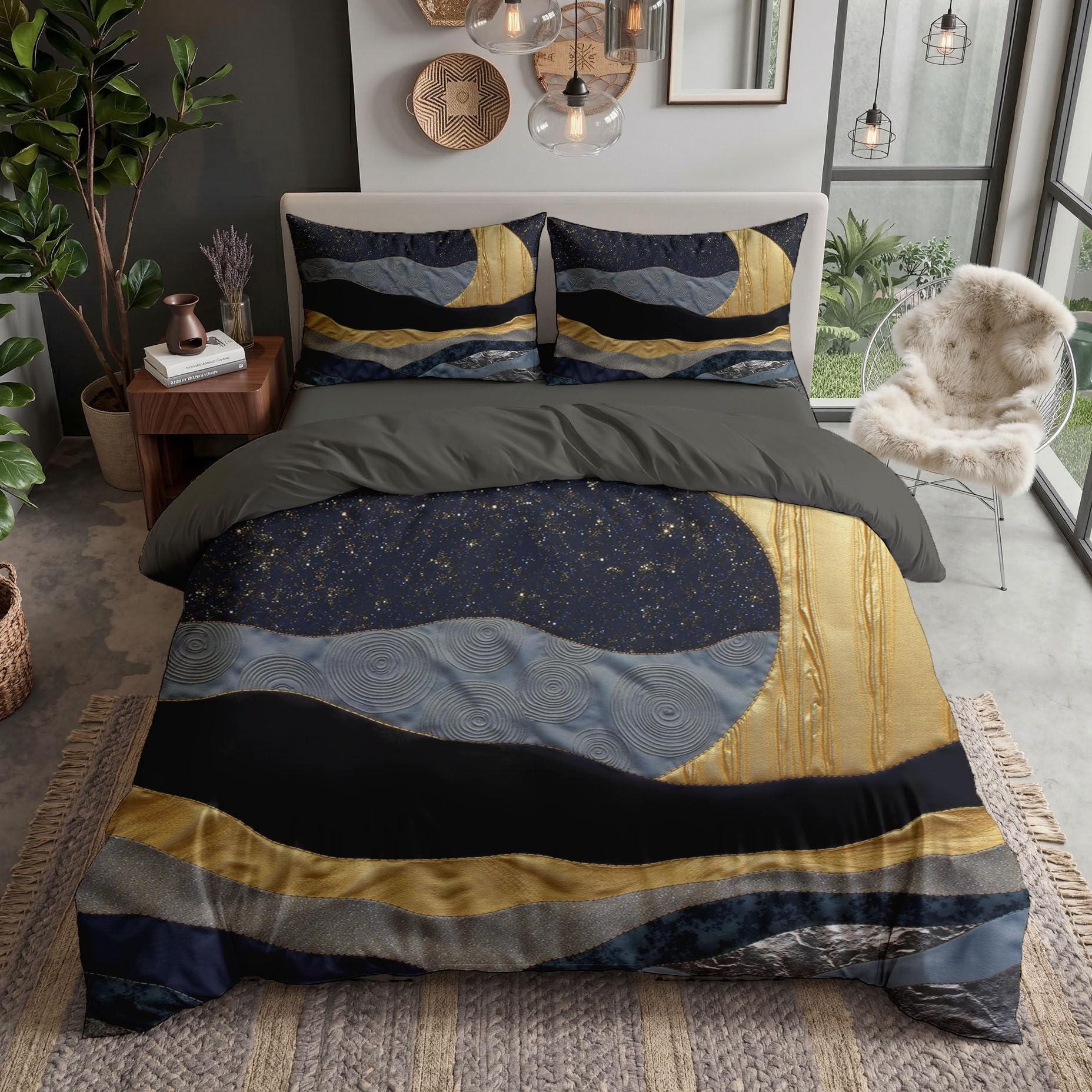 Housse de couette paysage 200x200 pour transformer votre chambre en havre de paix