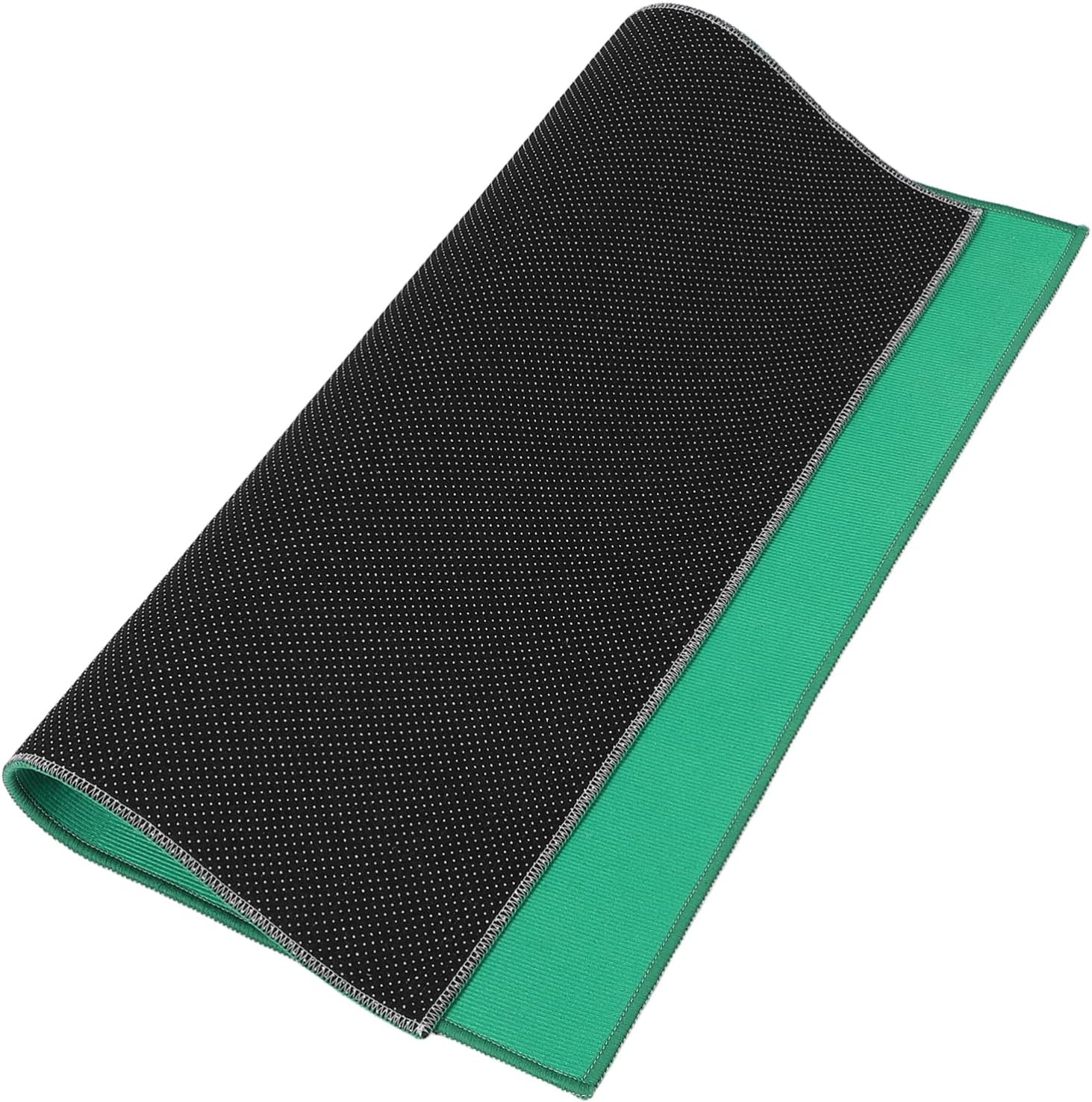 DECHOUS Mahjong Table Mat Noise-reducing Non-Slip Cover for Card Games Poker and Board Games Thickened Green Square Mat for Enhanced Gaming Experience