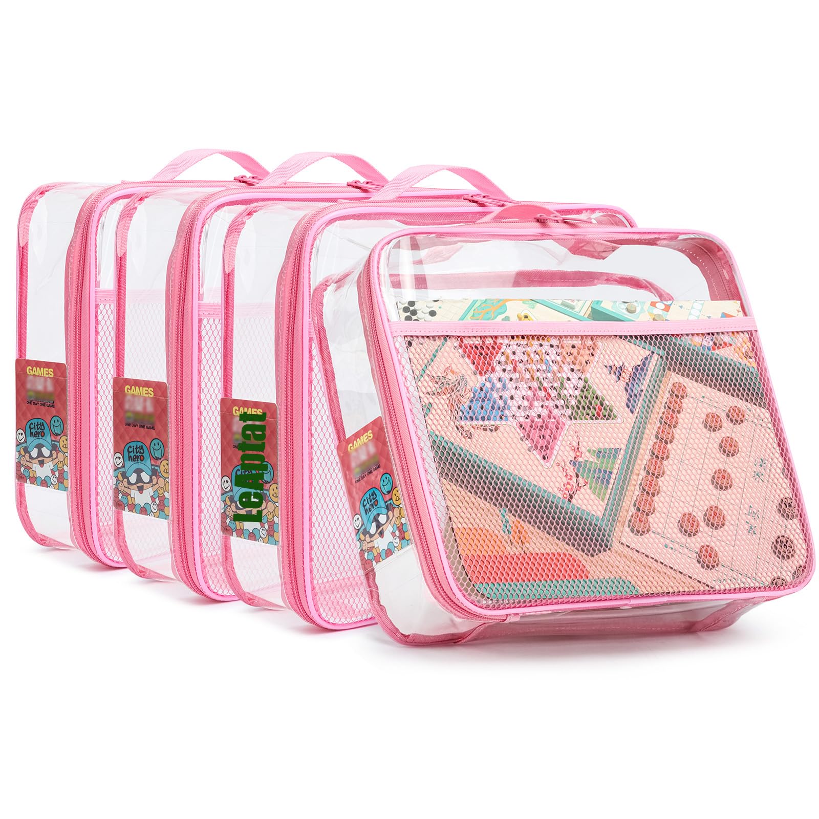 Sac de rangement pour jouets en PVC fini les pièces de puzzle perdues avec ce lot étanche