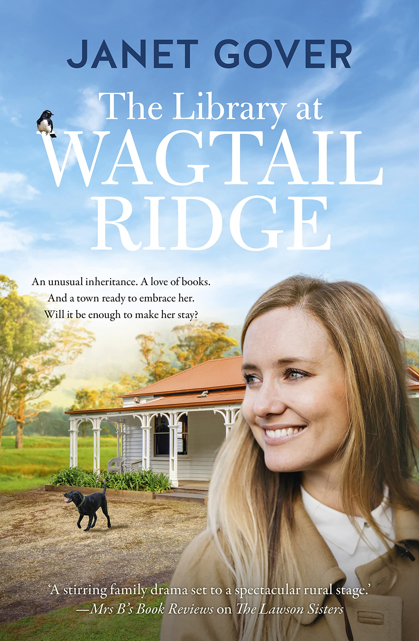 The Library at Wagtail Ridge: the new small-town romance and 2023's Ruby award winner. A heartwarming novel about family, belonging and love, perfect for readers of Karly Lane.