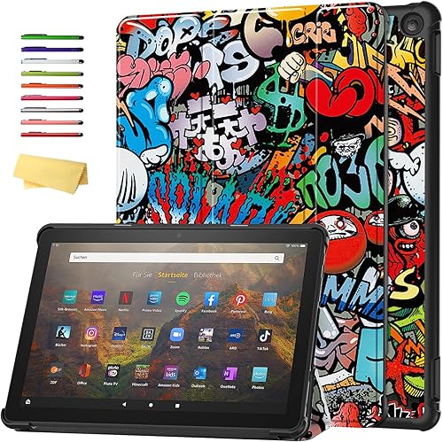 Miniatura 74 de Funda para tablet Yaxa Kindle Fire Max 11 de 13ª generación (versión 2023) de 11 pulgadas con soporte [encendido y apagado automático] Funda