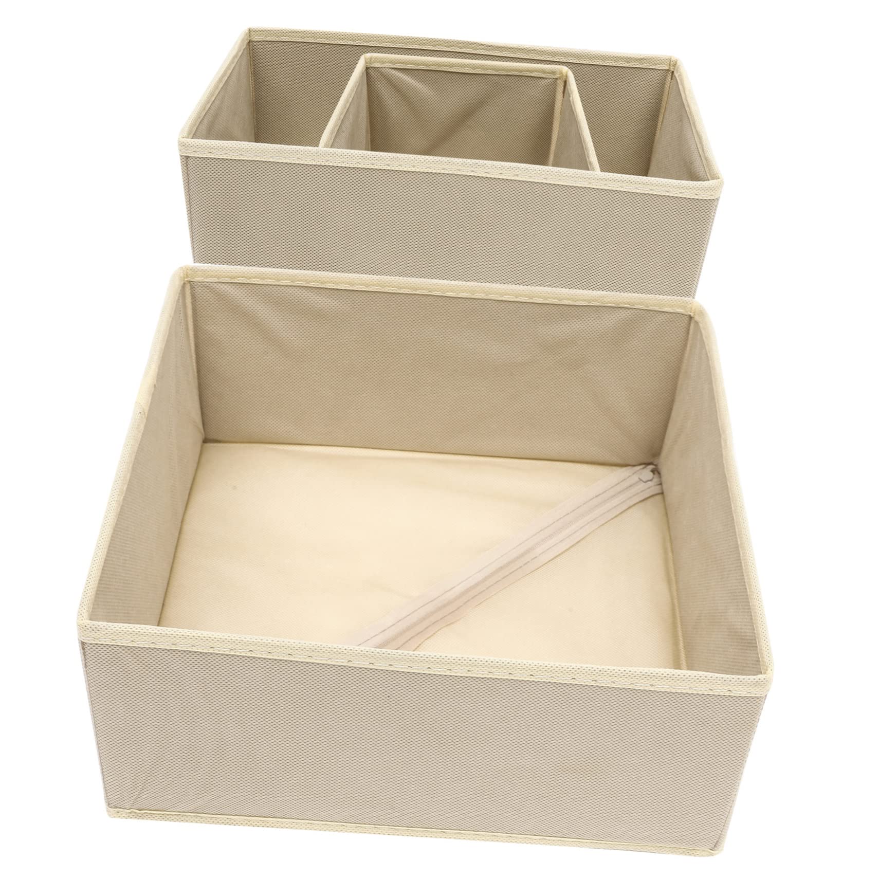 3pezzi Organizer Per Biancheria Intima Non Da Scatole Per Armadio Leggere e Compatte Per Calzini Reggiseni e Accessori