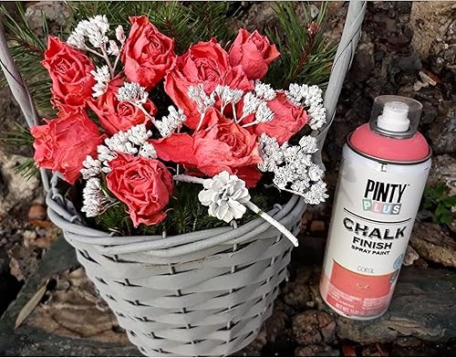 Miniatura 5 de Pintura en aerosol con acabado de tiza a base de agua de 118 onzas ultra mate Fabricado con tiza real Múltiples aplicaciones incluyendo muebles