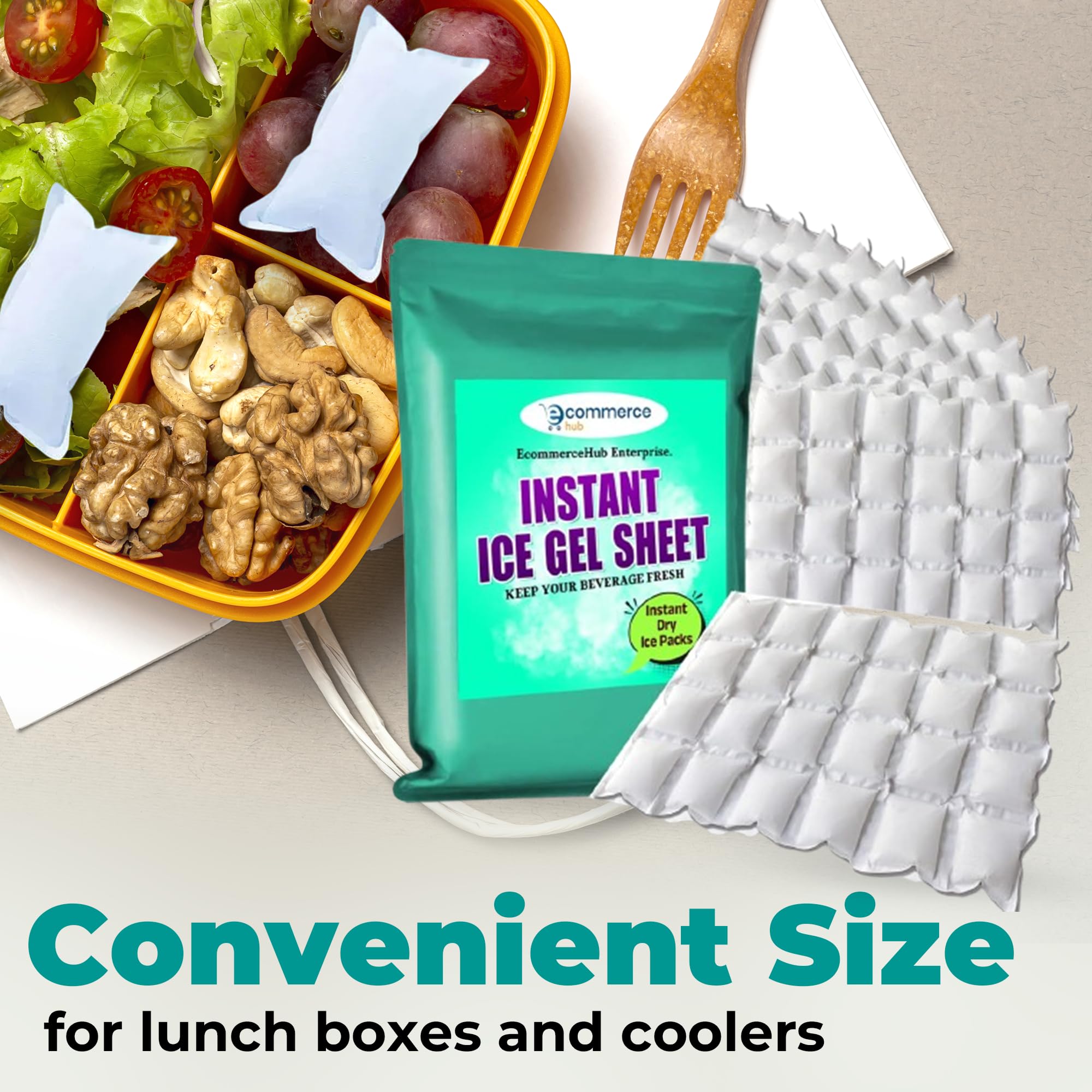 Reusable Ice Gel Sheets - Keep Food Cold in Transit -7 Reusable Ice Gel Sheets - Keep Food Cold in Transit -7