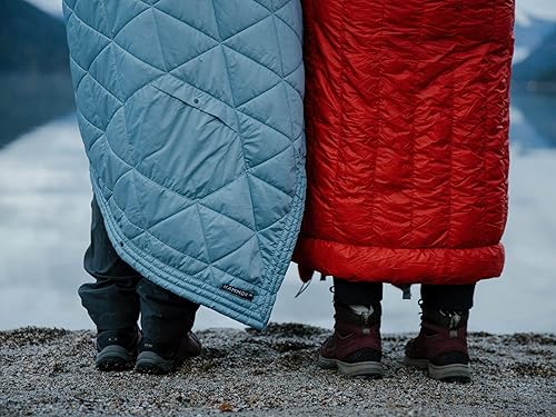 Miniatura 6 de KAMMOK Manta de montaña  Forro polar ultra afelpado, resistente al agua, portátil, duradera, para interiores y exteriores (84 x 50 pulgadas), color