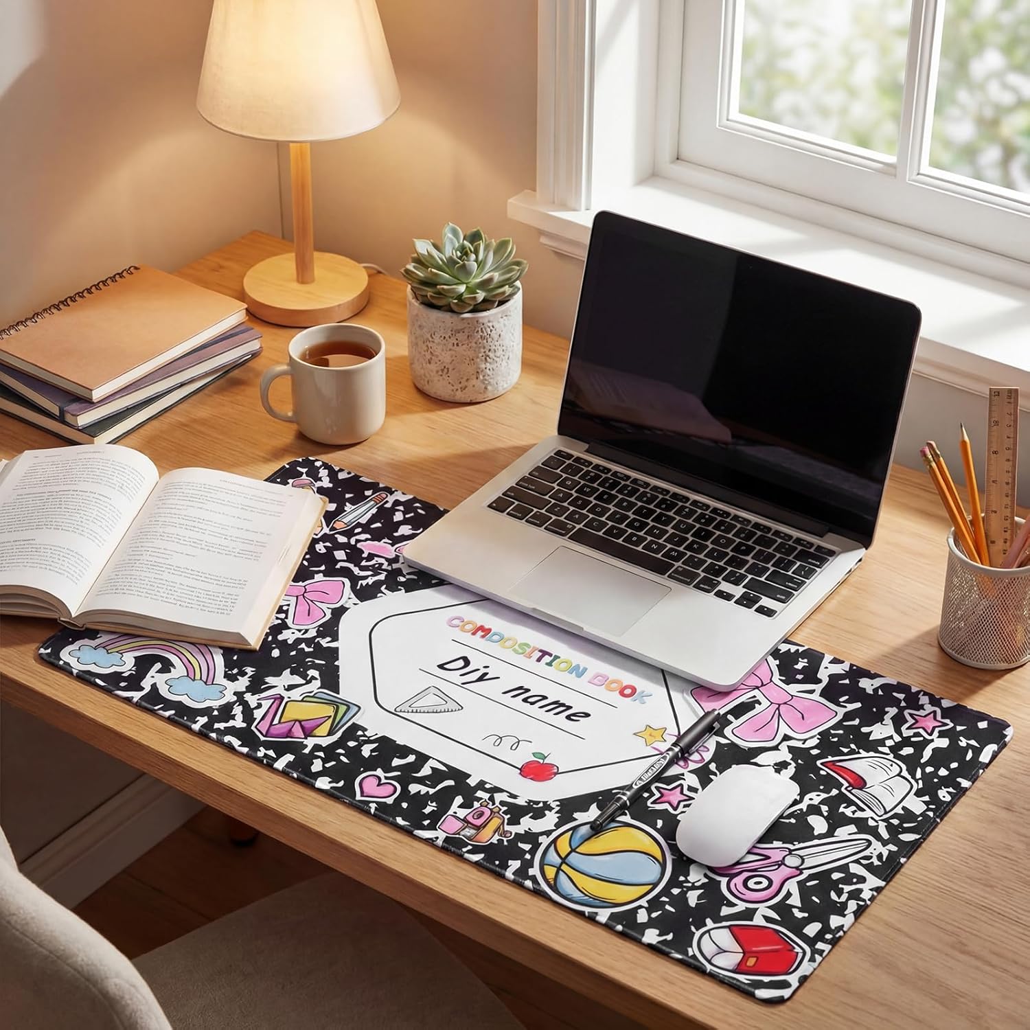 Alfombrilla personalizada para escritorio de profesor 80x40 cm