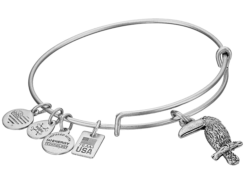 

Alex and Ani TEAM USA Toucan Bangle (Silver) Bracelet