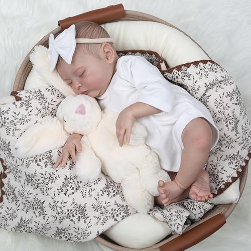 Miniatura 8 de Muñecas Reborn Baby  Muñeca de bebé recién nacida realista de 20 pulgadas, muñeca de bebé realista con venas pintadas avanzadas, aspecto real