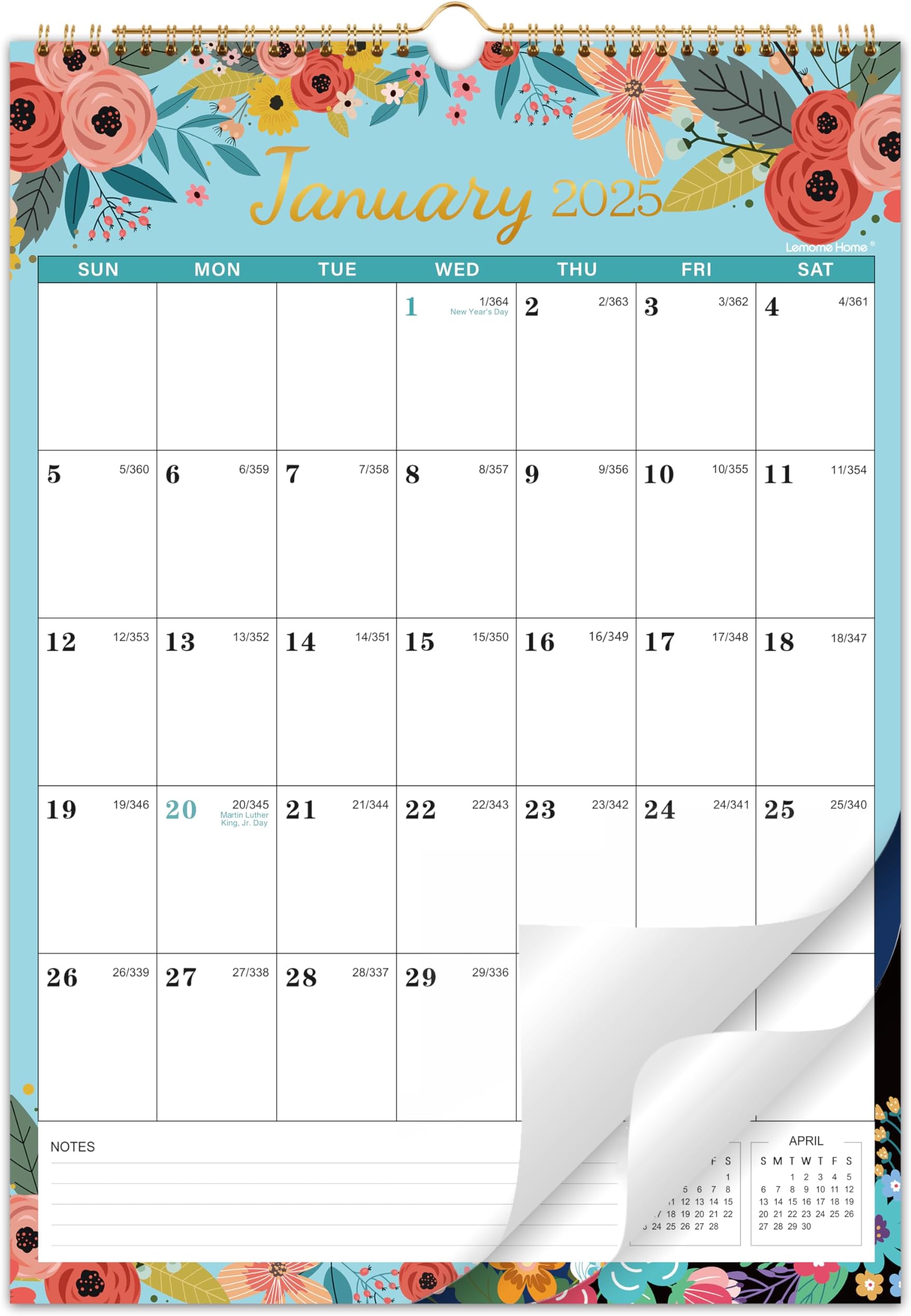 Desk Calendar 20242025, Cute Doodle Table Calendar from