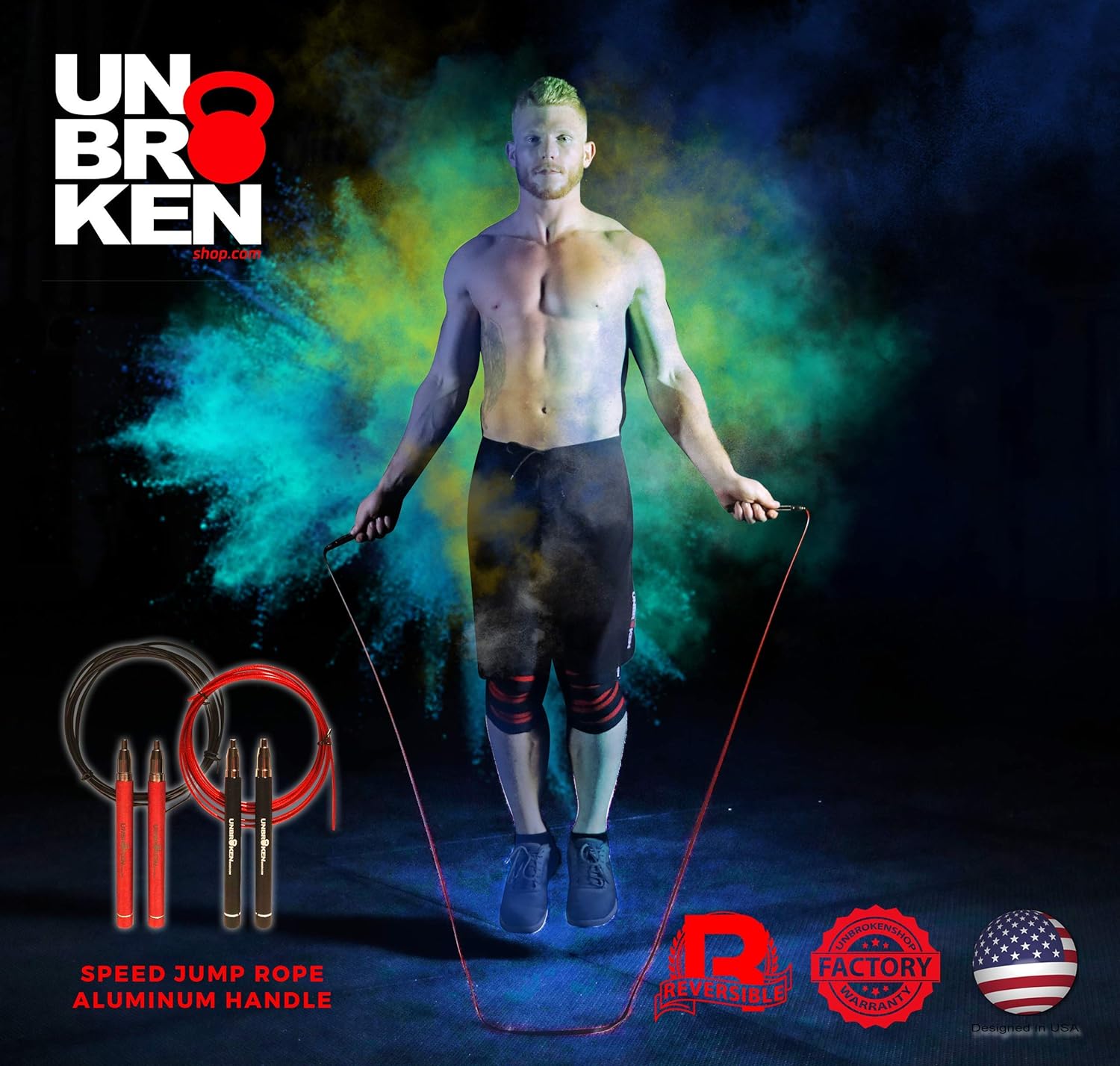 Cross Fitness Speed Jump Rope Get your double under with Unbroken speed Jump Ropes, super fast. Finally for athletes who are struggling with double under and singles this new jump rope will help you to make it happen