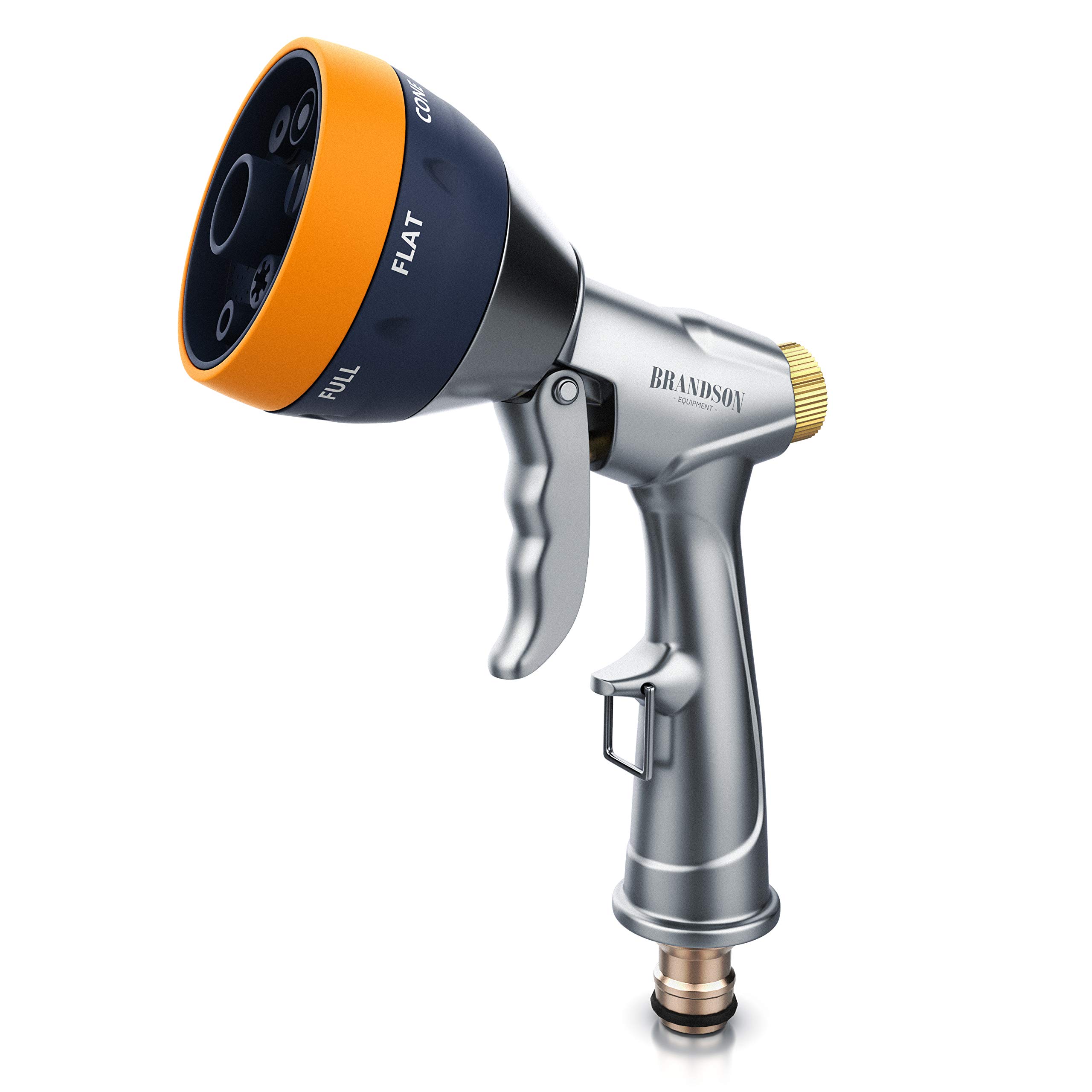 Brandson 2021 Garten Handbrause Metall Garden Hand Shower, Black