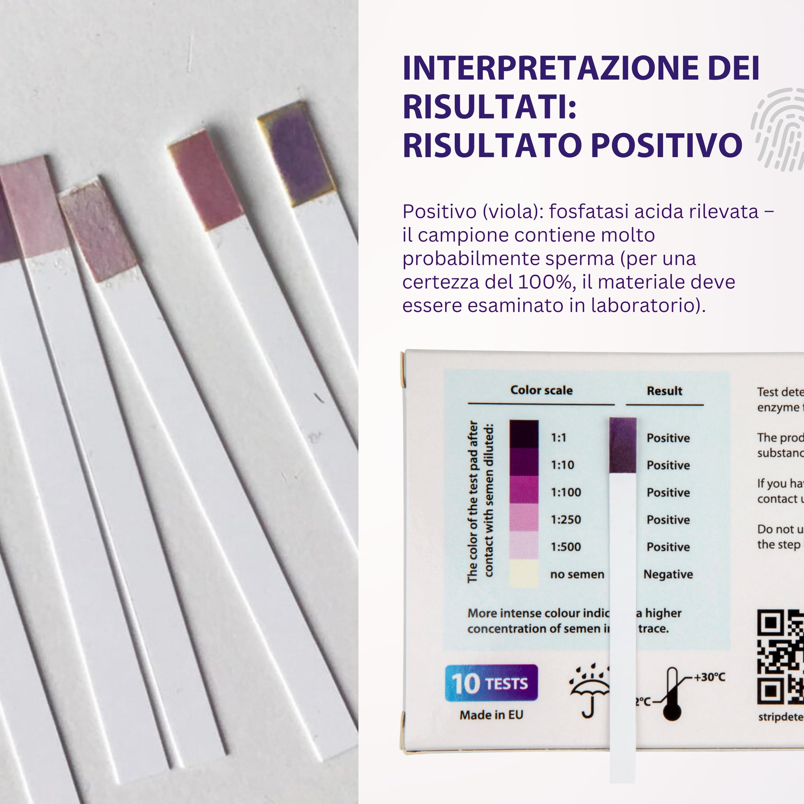 Home Tradimento Test - Test di rilevamento dello sperma, confezione da 10 pezzi
