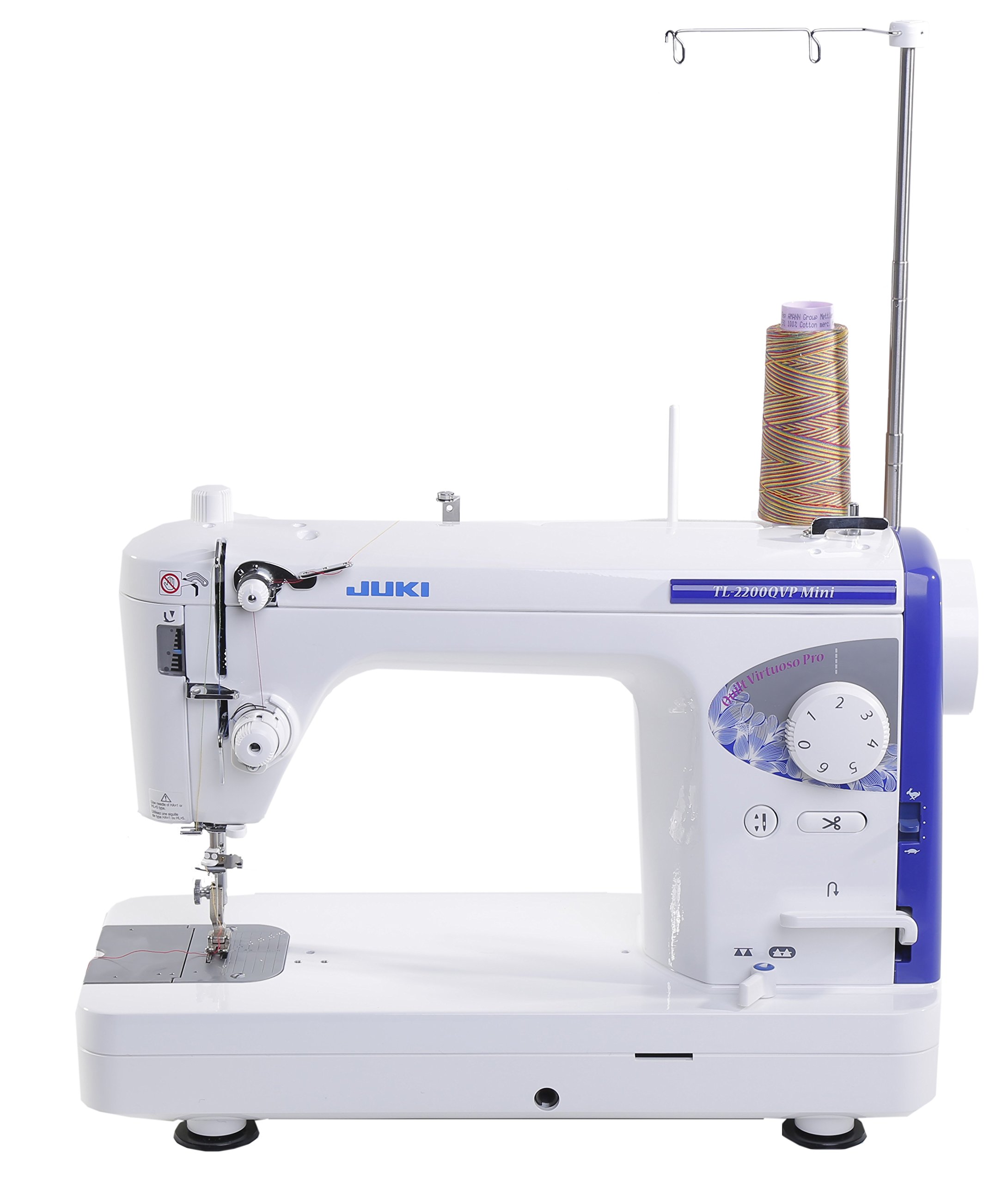 Juki TL-2200QVP Mini Sewing Machine piqueuse High Power with Wire Cutter, Metal, White, 45,2 x 21,9 x 35 cm