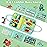 Toddler Busy Board for 1 Year Old, Montessori Toy Busy Book for Toddlers 1-3 with Fishing Game Motor Skills, Learning Toy Car Airplane Activities Kid Travel Essential 2-4 Yr Christmas Birthday Gift