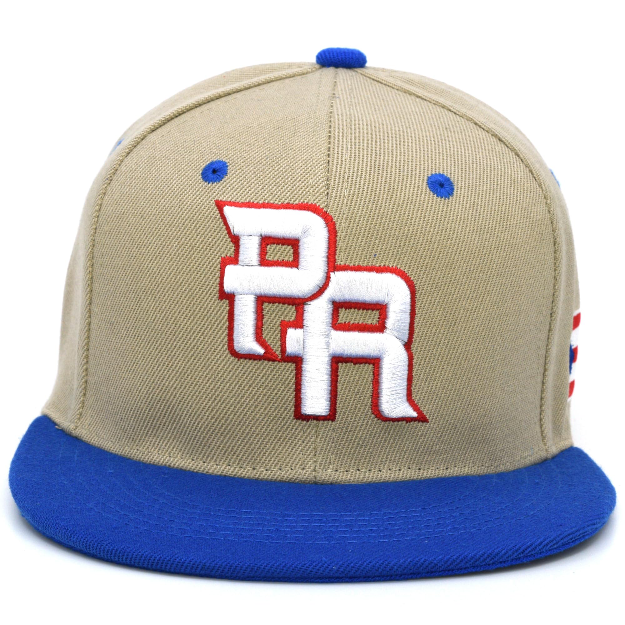 Fitted PR Front Puerto Rico Flag Side El Morro Back Embroidered Hat Cap New