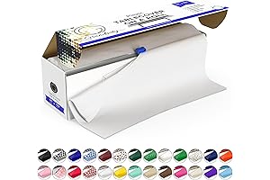 Roll of White Plastic Tablecloths Measuring 54" x 100'