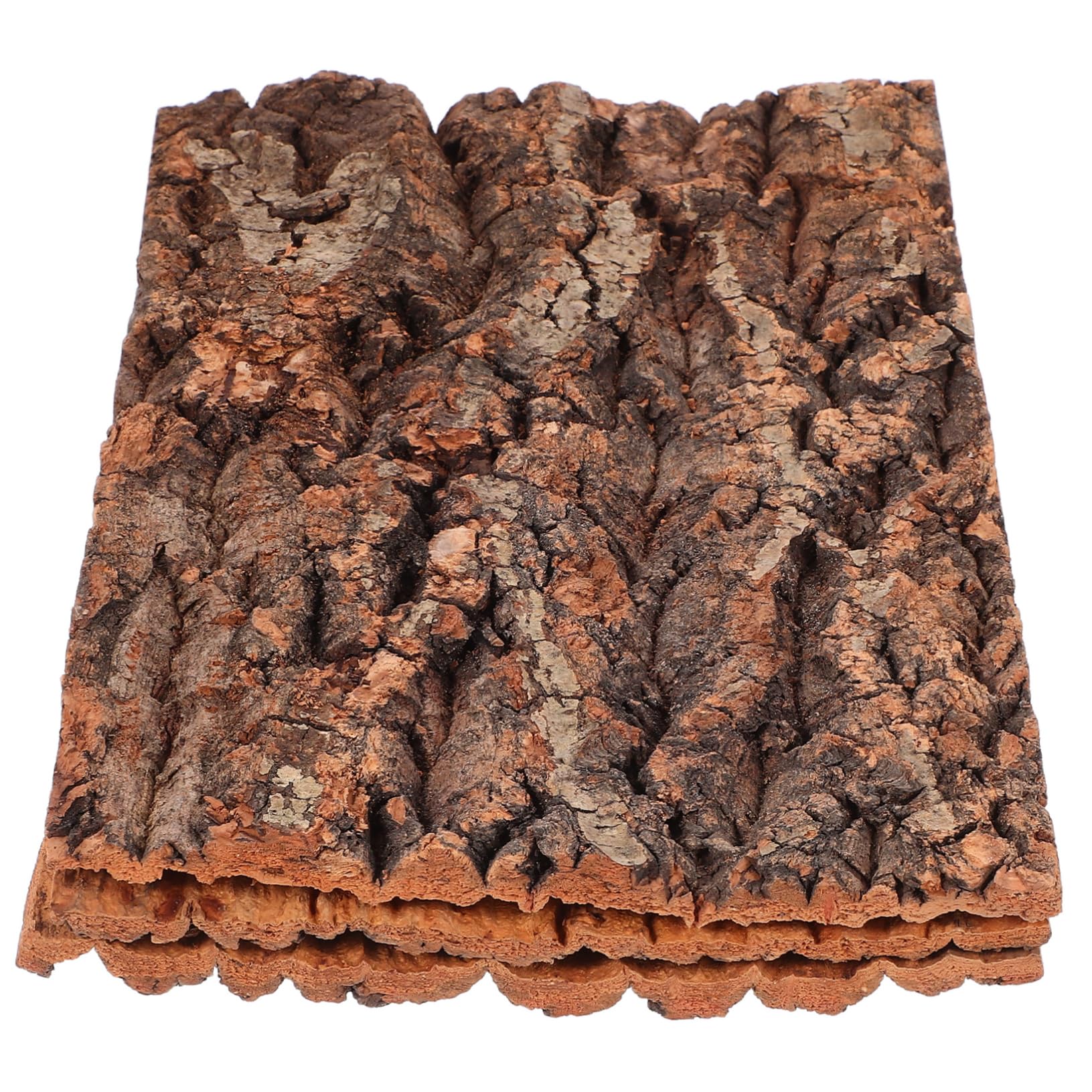 VICASKY 3pezzi Corteccia per Terrario da Arrampicata per Piccoli Animali Piattaforma Naturale in Materiale Sintetico per Criceto e Tartaruga