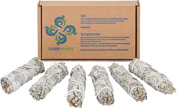 White Sage Smudge Sticks - 6-4 Sage Bundles - Perfect Sage Stick Smudge Sticks Smudging Kit Replenishment