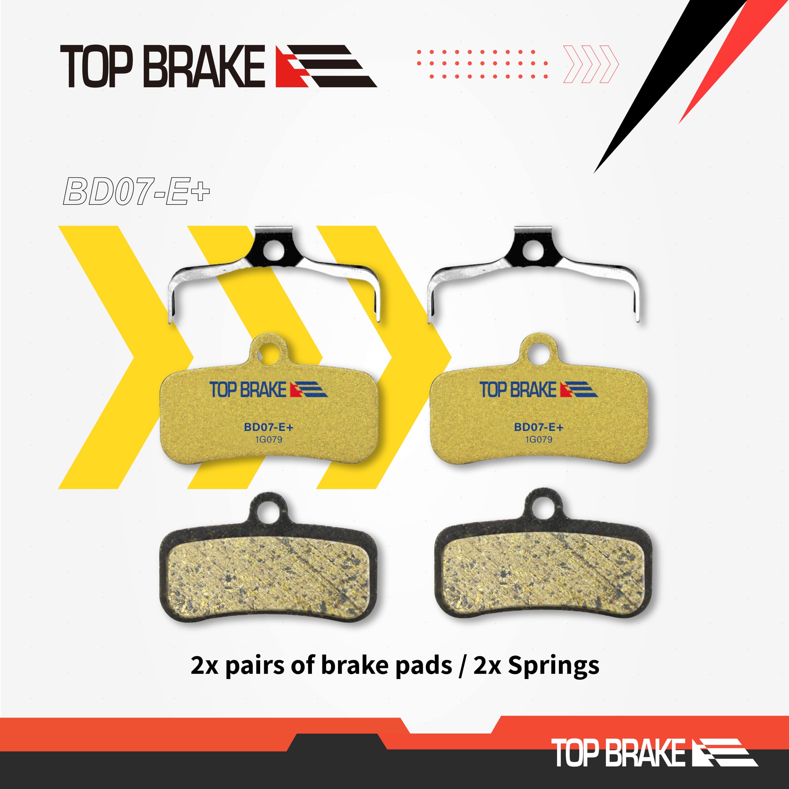 TOP BRAKE 2 works Disc Bike Brake Pads for Shimano 4 Piston Saint BR-M810 M820 Zee M640 XTR-M9120, Deore XT BR-M8020 - Image 3