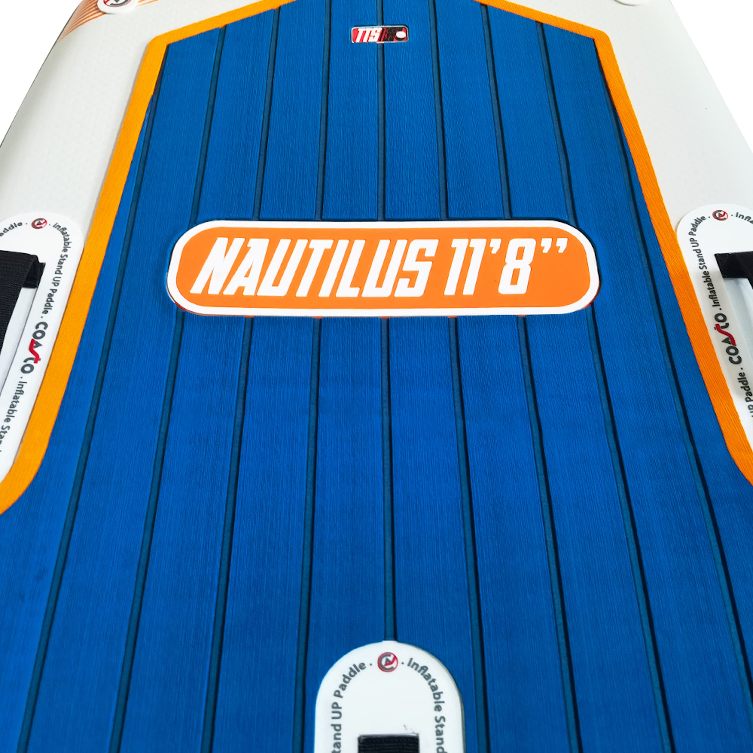 Coasto Nautilus Tabla Sup, Adultos Unisex, Teal/Naranja, 11'8"