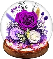 Vista 12 de Regalos de girasoles artificiales para mujer, regalo para su madre, esposa con collar en 100 textos I Love You en el día de la madre, cumpleaños