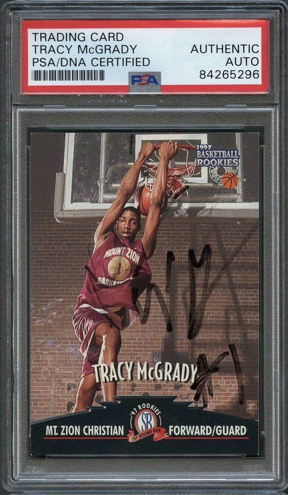 NBAカード　Tracy McGrady noir auto Tracy McGrady 2018 Noir Spotlight Signatures /99 Price Guide