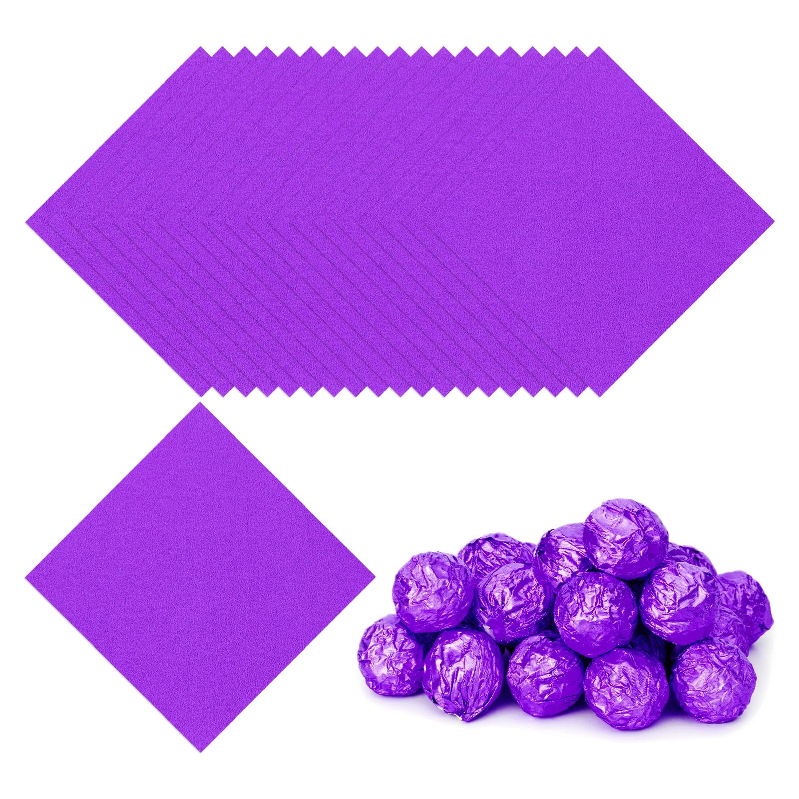 Papier emballage chocolat violet à motif pour vos ateliers DIY créatifs