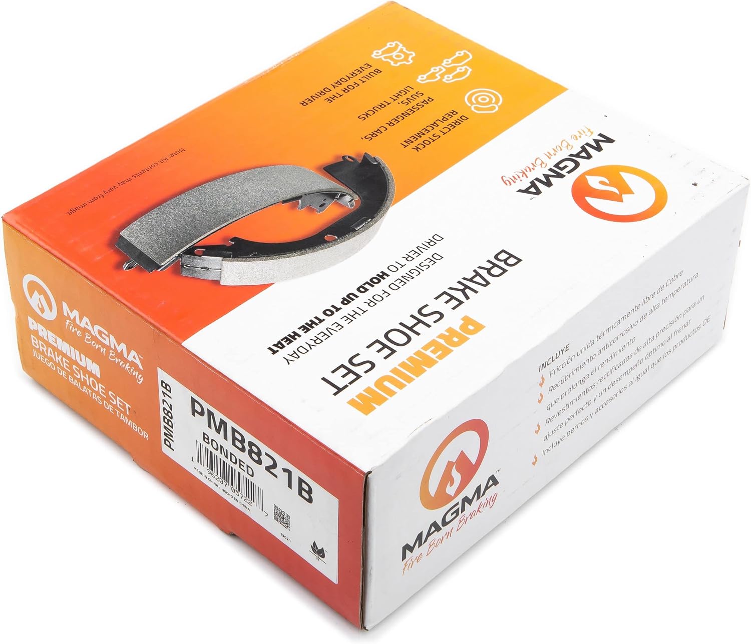 MAGMA Fire Born Braking PMB821B Parking Brake Shoes