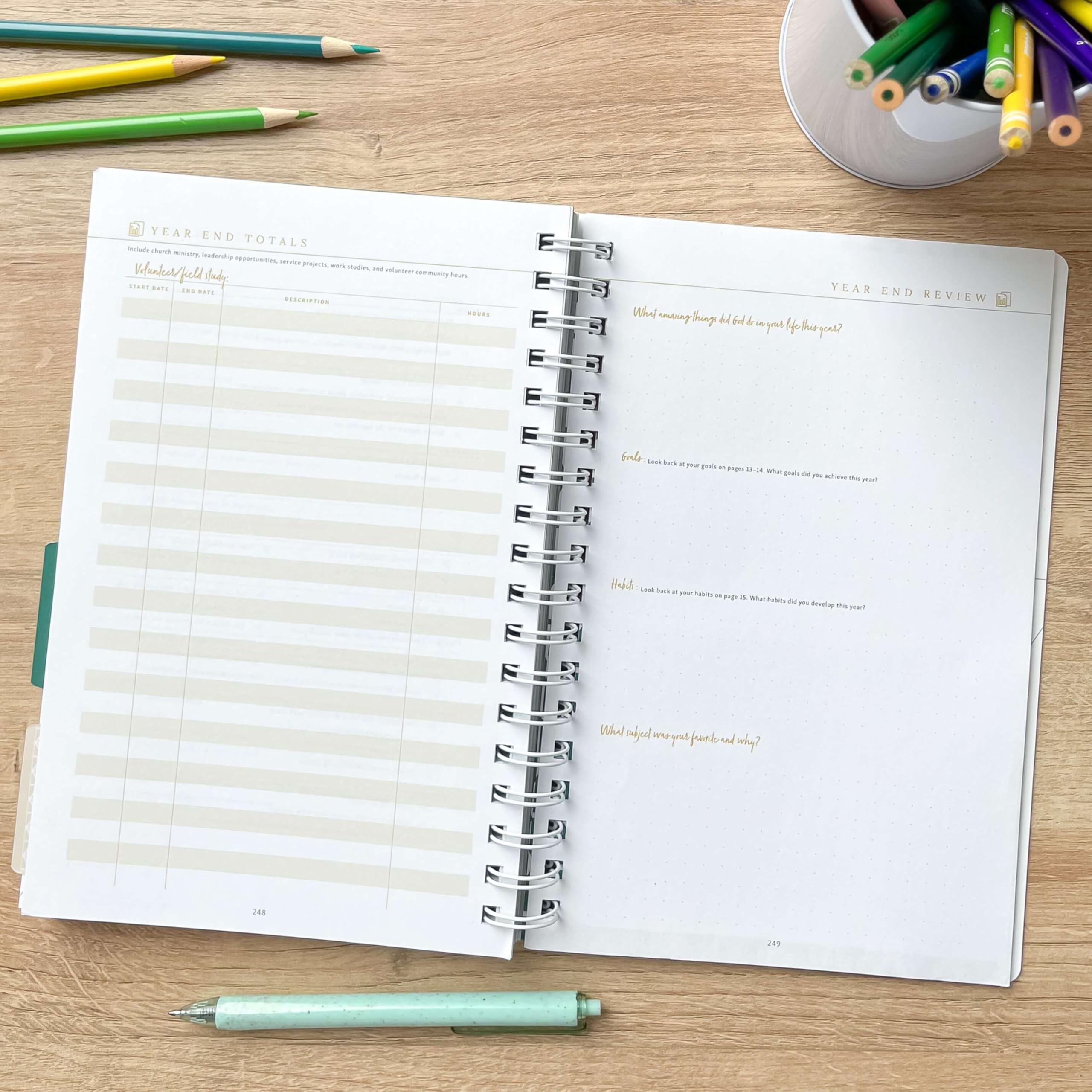 Planificateur d'école à domicile pour collège
