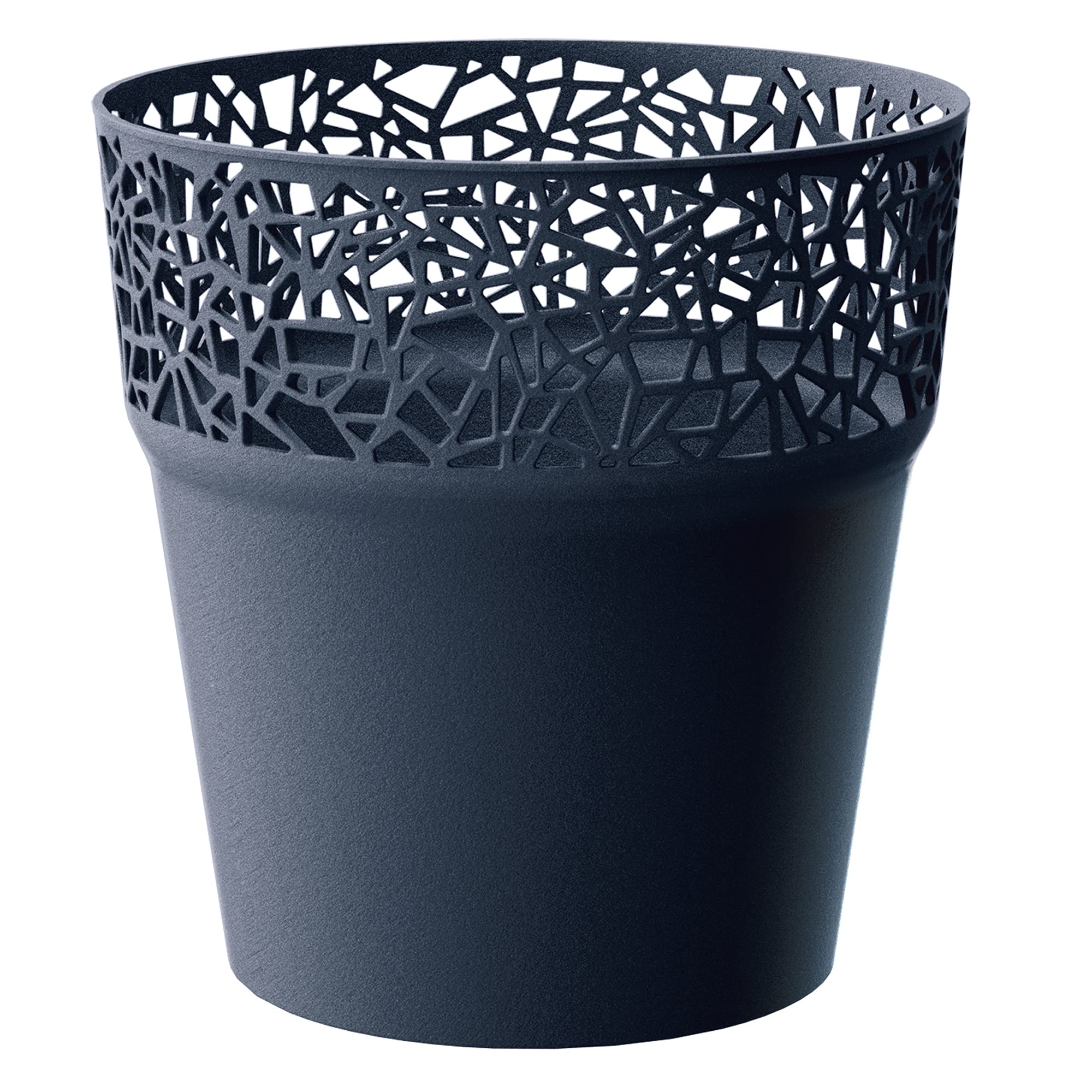 Urbn Living (, 2) Tree Plastic Flower Plant Garden Herb Planter Pots Black