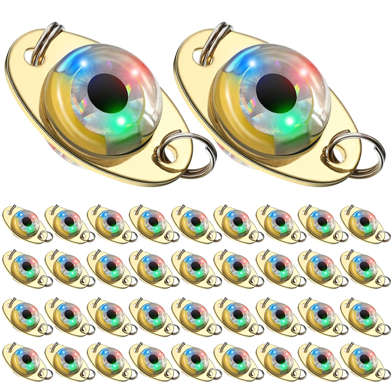 LED-Angelköder, Angellöffel, Unterwasser-Blinker, Barsch, Heilbutt, Salzwasser, Schleppen, Tieftropfen, Angellicht, LED-beleuchteter Köderblinker