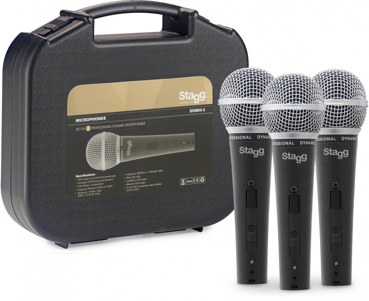 Stagg SDM50 Vocal Instrumental Professional Cardioid Dynamic - Foto 5