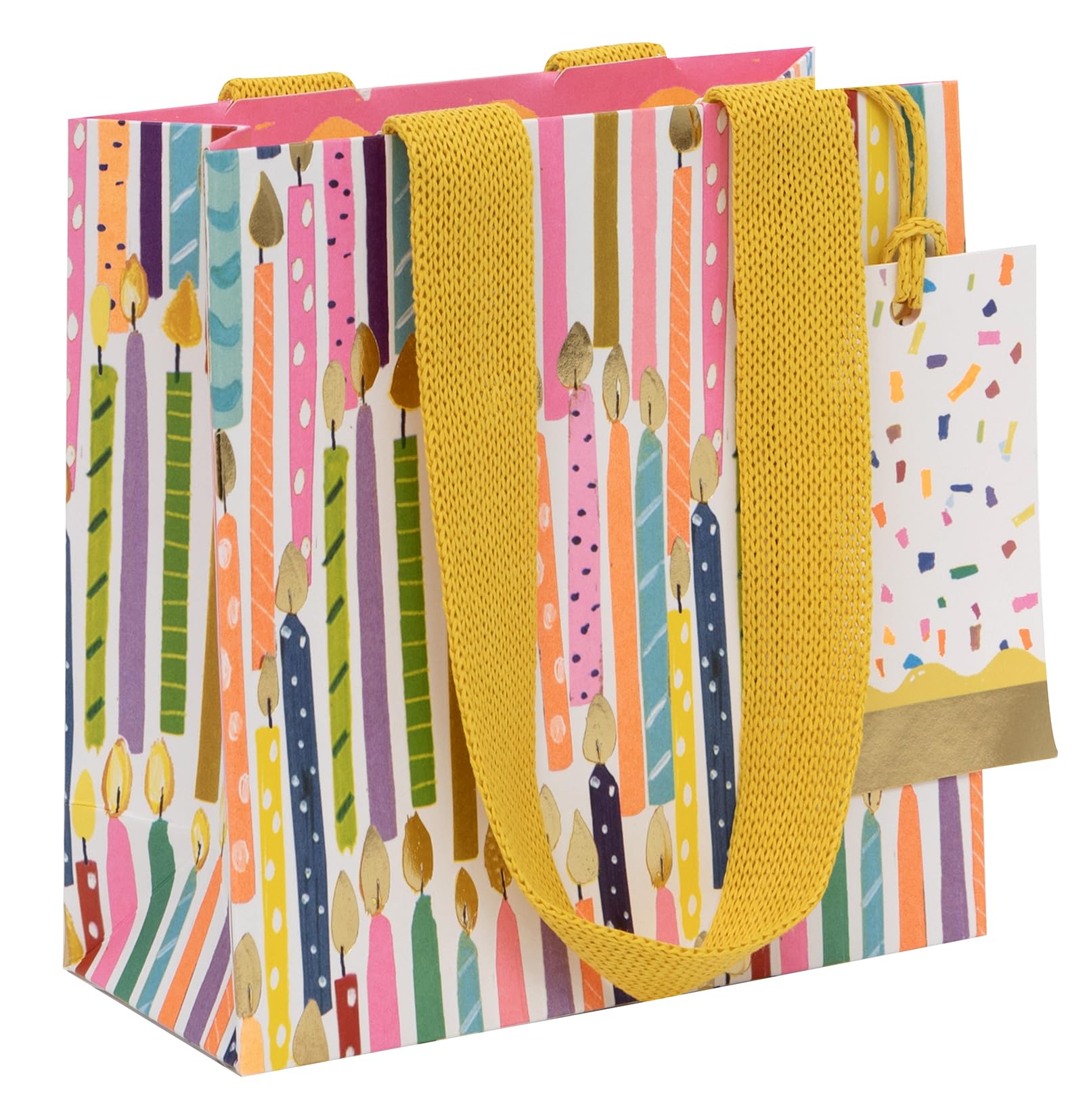 Glick Small Gift Bag - Candle Bright Design - 140 x 140 x 60mm