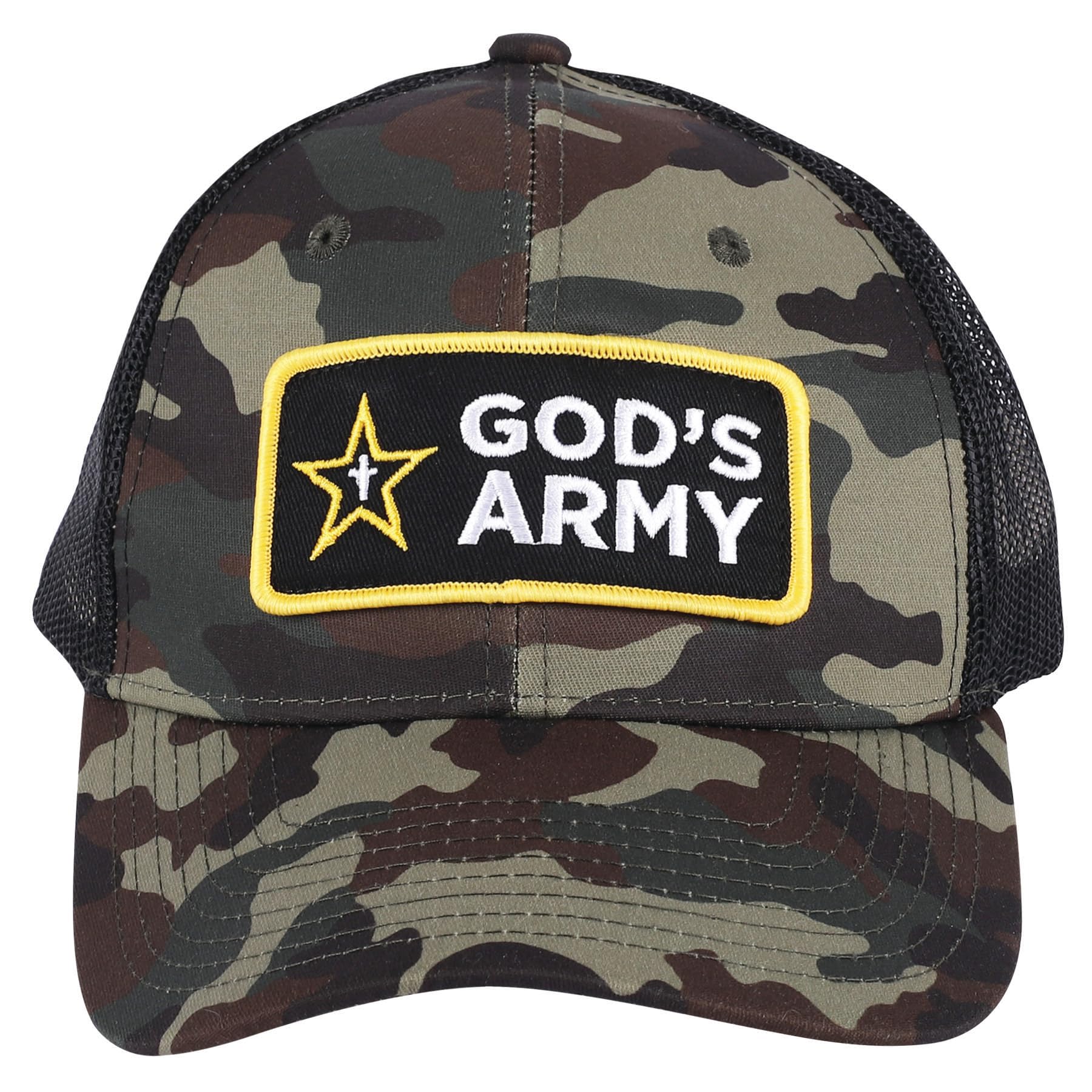 God's Army| Christian Hats for Men Womens Baseball Hat | Inspirational Dad Hats One Size Adjustable Velcro Strap Baseball Cap