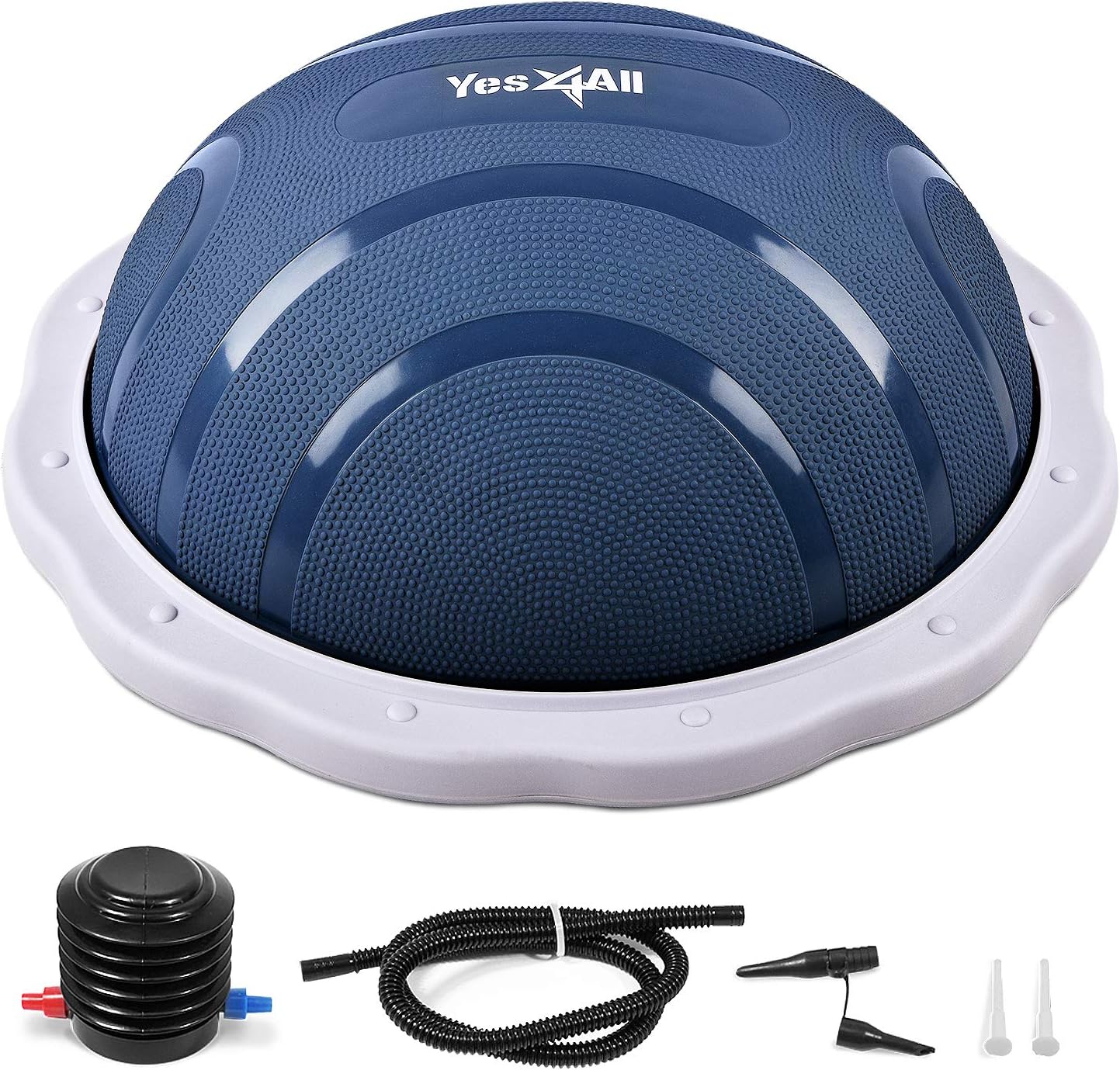 Yes4All880LBS Premium Half Exercise Ball Balance Trainer, Stability Ball, Half Yoga Ball for Exercises, Home Gym, Full Body Workouts