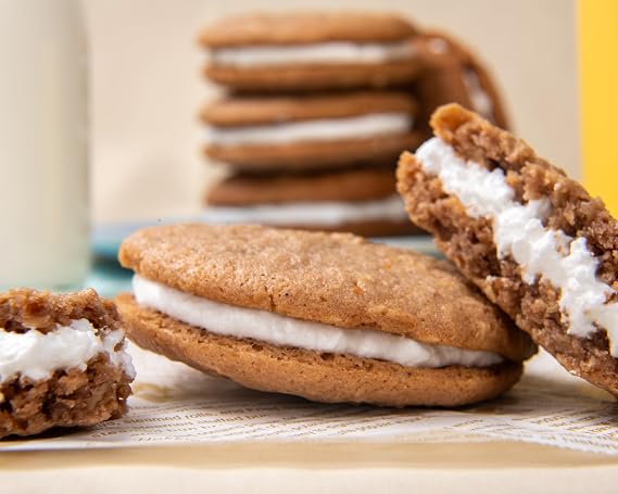 Katz Gluten Free Oatmeal Creme Pies, Dairy Free, Soy Free, Tree Nut & Peanut Free. Kosher Snacks. 4 Individually Wrapped Creme Pies. 6.3 Oz (pack of 3)