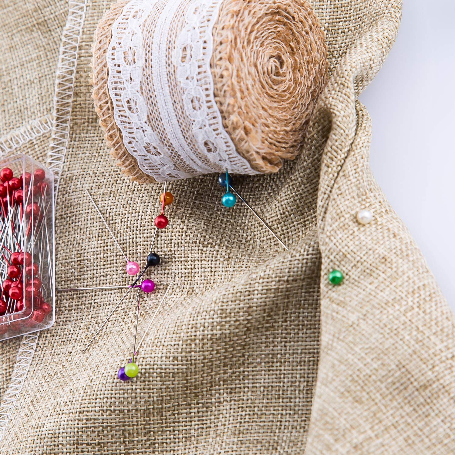 Lot De 40 épingles à Coudre Multicolores à Tête De Perles, Pour Bouquet De Corsage Floral