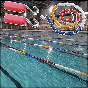 Amazon.com: HDYZJQ Pool Floating Rope for Shallow Deep End, 6.5ft/10ft ...