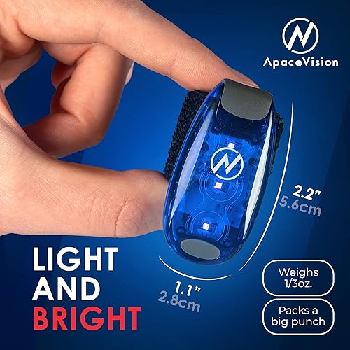 Vista 49 de LED Safety Light (2 Pack) - Clip On Strobe/Running Lights for Runners, Dog, Bike, Walking, Boat, Kayak, Stroller and More - High Visibility Rosa