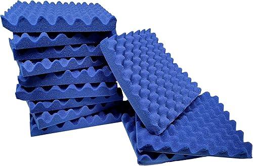 Miniatura 1 de Envi Essentials - Paneles insonorizantes  Espuma de jaula de huevos para insonorización  Paneles de pared insonorizados para estudios de grabación,