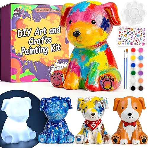 Miniatura 10 de dededa Kit de arte de luz nocturna de unicornio para pintar tu propio unicornio, artes y manualidades para niños de 4 a 8 años, regalos