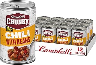 Campbell's Chunky Chili with Beans, 19 Ounce Can (Pack of 12)