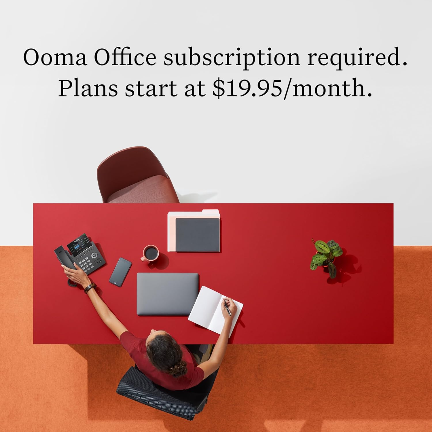 Ooma Provisioned 2615W Wi-Fi Business IP Desk Phone. Works only with Ooma Office Phone Service, Virtual Receptionist, Desktop and Mobile app, Videoconferencing. Subscription Required (Renewed)