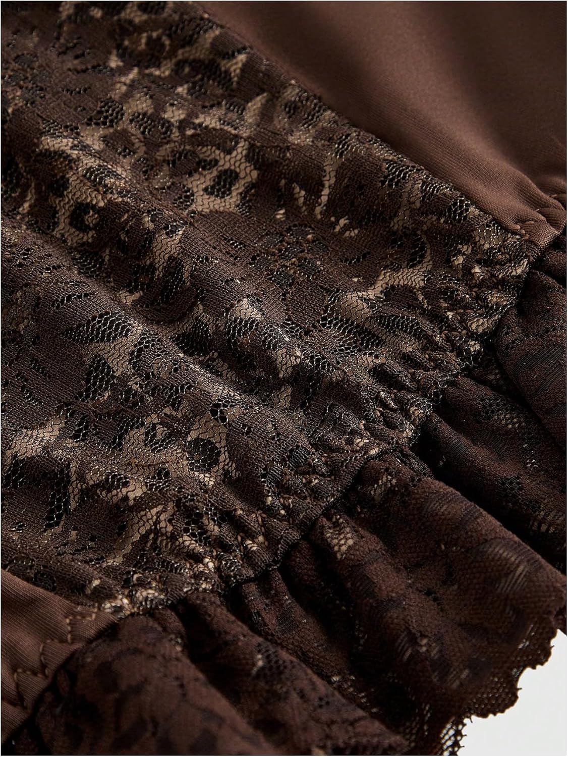 MakeMeChic Women's Cheetah Print Camisole Bow Knot Floral Lace Sleeveless Y2K Summer Tops - Image 4