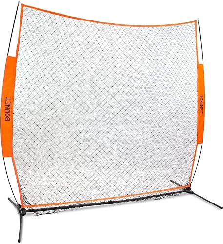 Miniatura 9 de Bownet Red de repuesto de colores de boca grande, red de entrenamiento de 7 x 7 pulgadas, solo red, se adapta al marco original de 7 x 7 pulgadas o