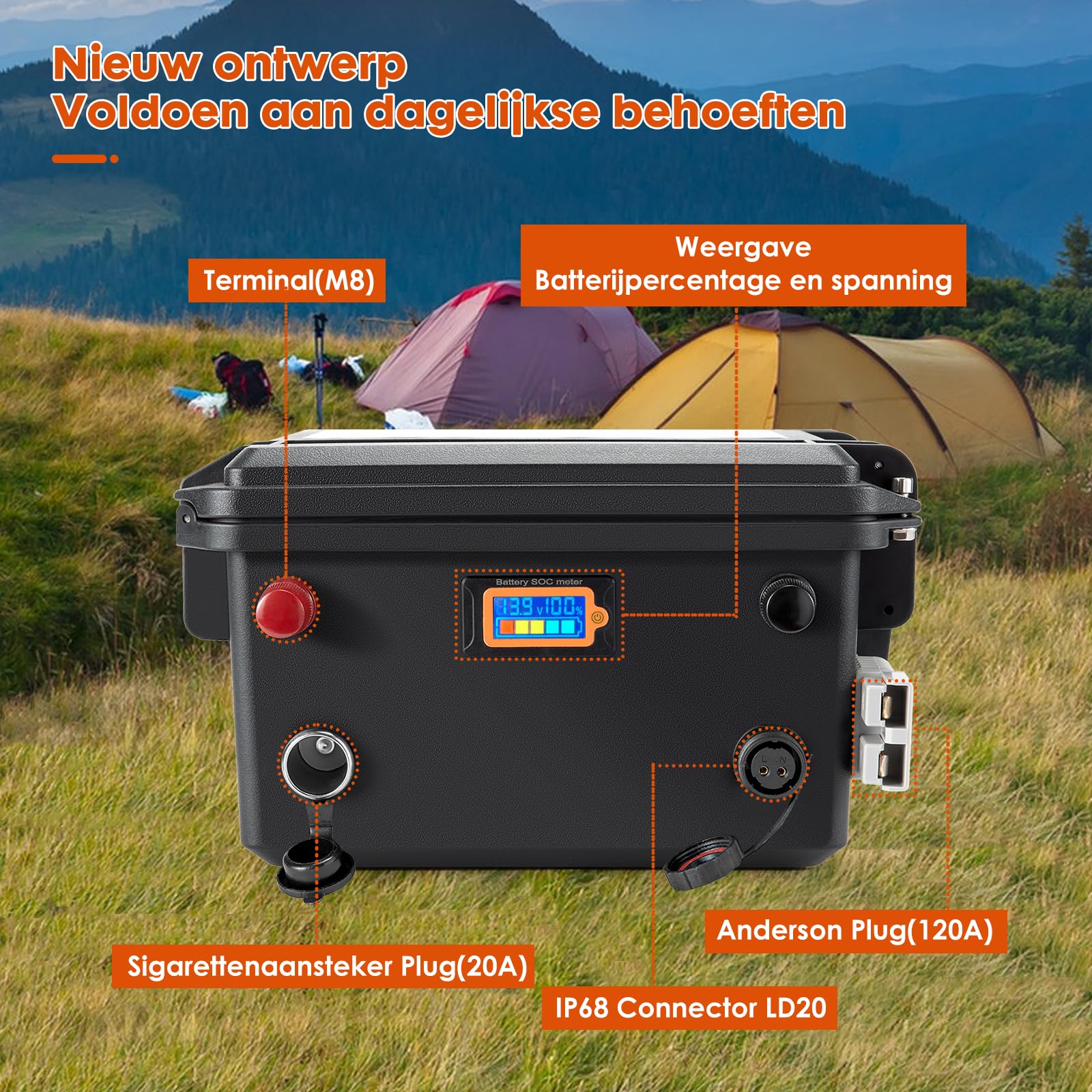Batteria al litio 12V 200Ah LiFePO4,Batteria da 2560Wh,con 150A BMS,Uscita massima 1920W,Perfetta per applicazioni domestiche, RV, Marine,Motore elettrico,ricaricabile da pannello solare