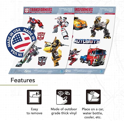 Miniatura 4 de Desert Cactus Adhesivo de Transformers – 12 calcomanías de vinilo para laptop, botella de agua para automóvil, decoración de álbumes de recortes,