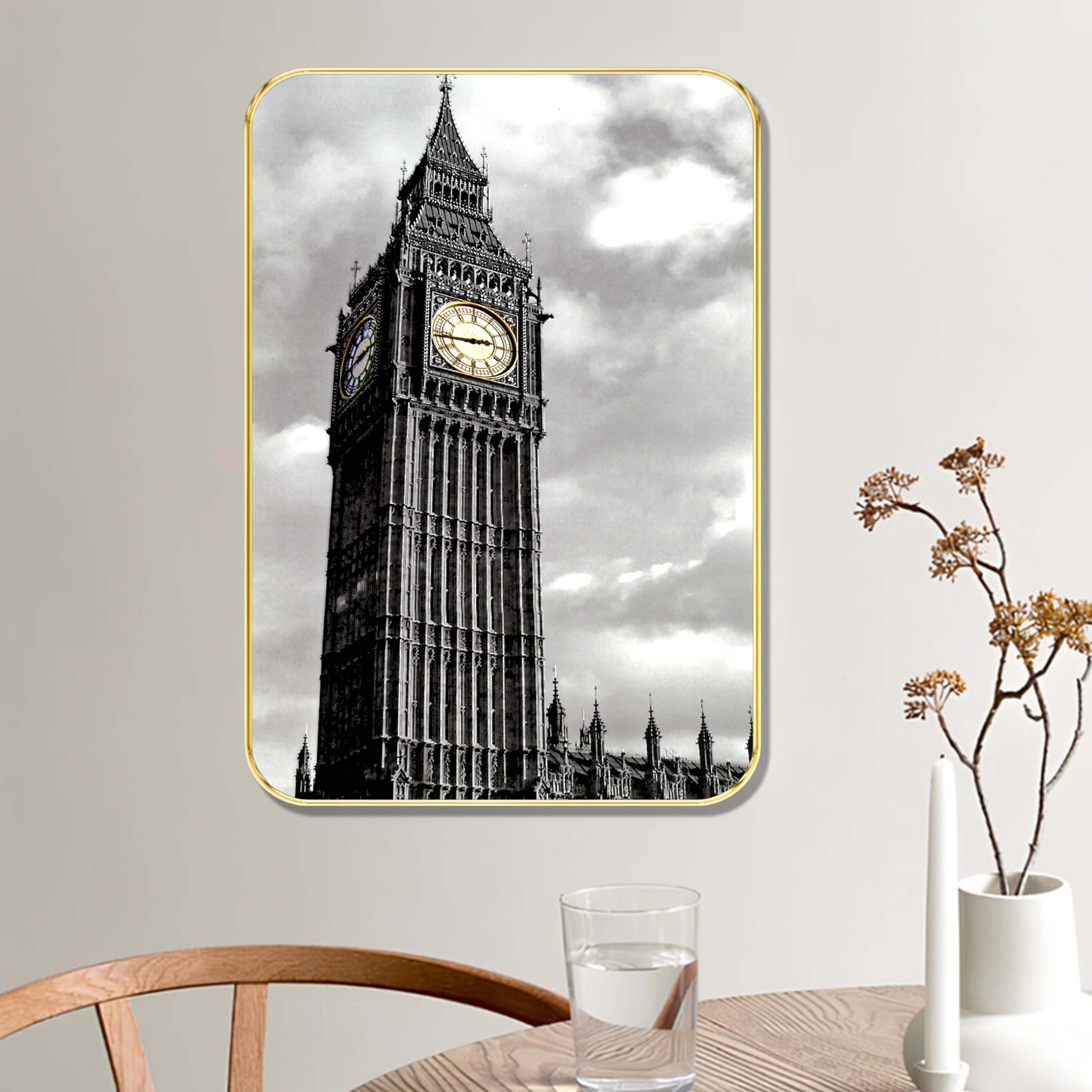 SAF Tower Textured Panel Paintings - Set of 3 -8 SAF Tower Textured Panel Paintings - Set of 3 -8